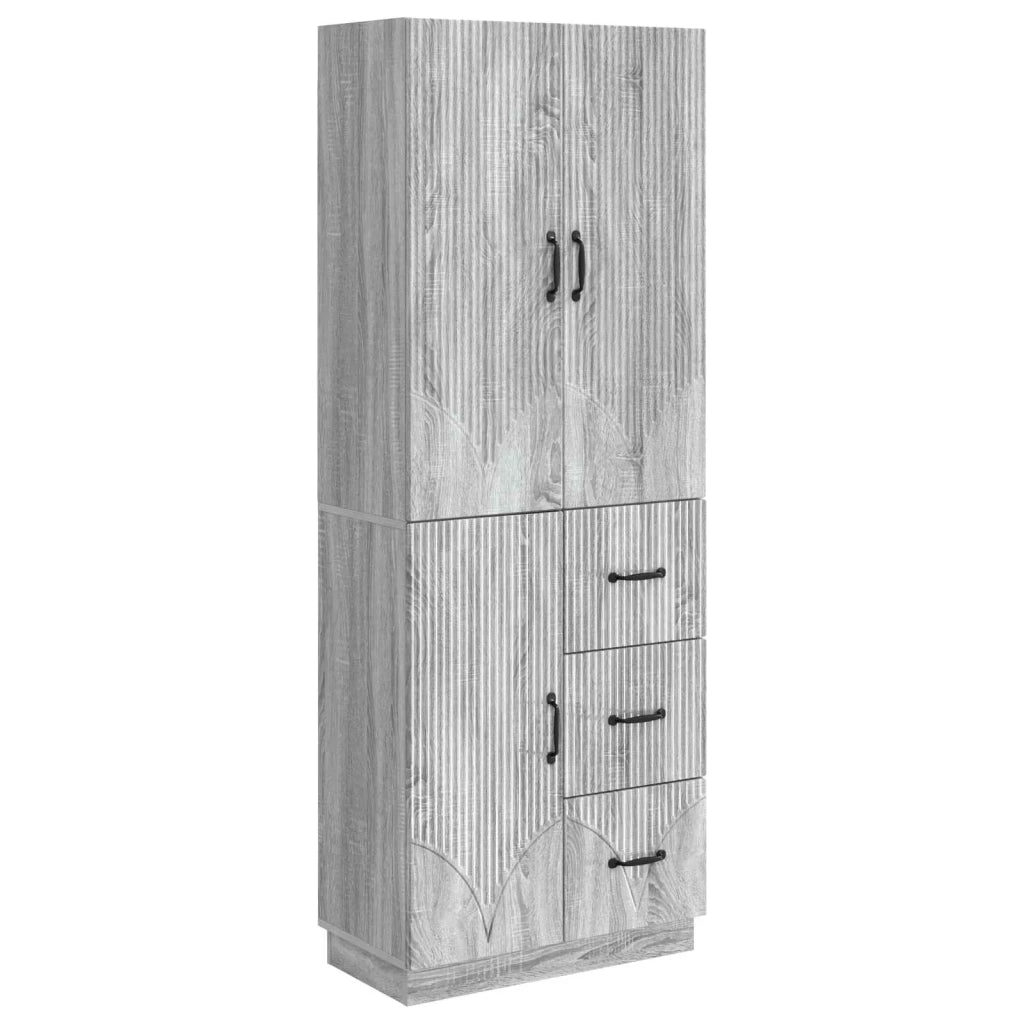 Set di armadi 2 pz Sonoma grigio Legno ingegnerizzato 3416823
