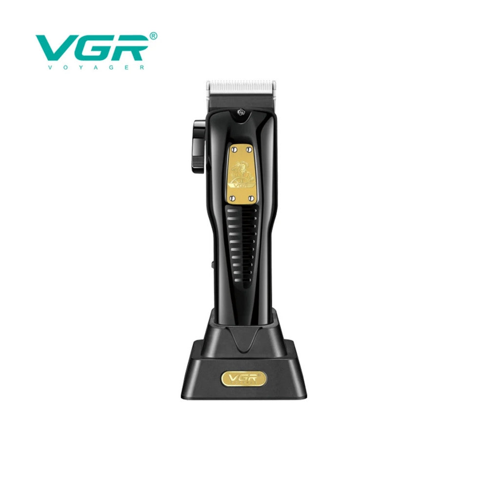 Trade Shop - Tagliacapelli Uomo A Zero Professionale Regolabarba Ricaricabile Batteria Vgr651 -
