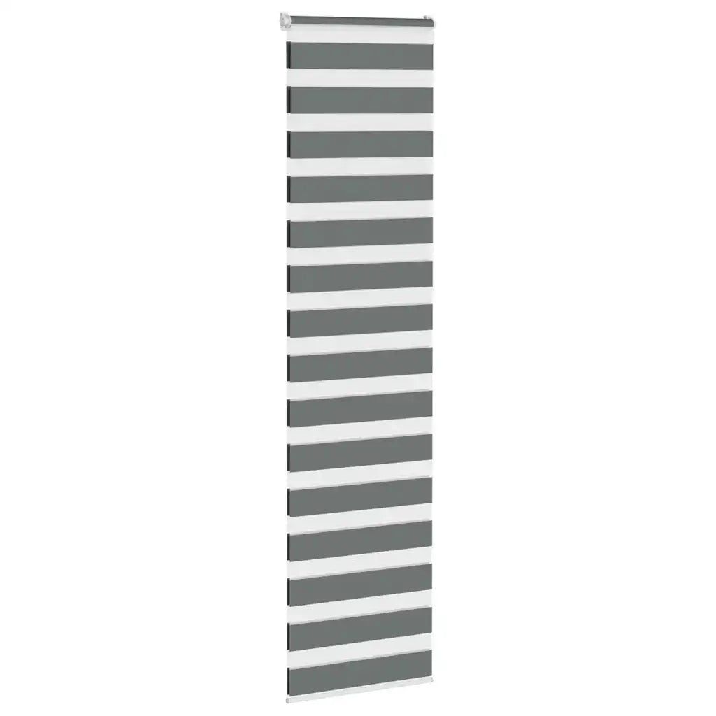 vidaXL Tenda a Rullo Zebra Larghezza Tessuto 50,9 cm Poliestere