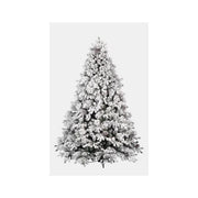 Albero di natale d. 1,22 x h. 1,8 m neves verde innevato - 8009534013885