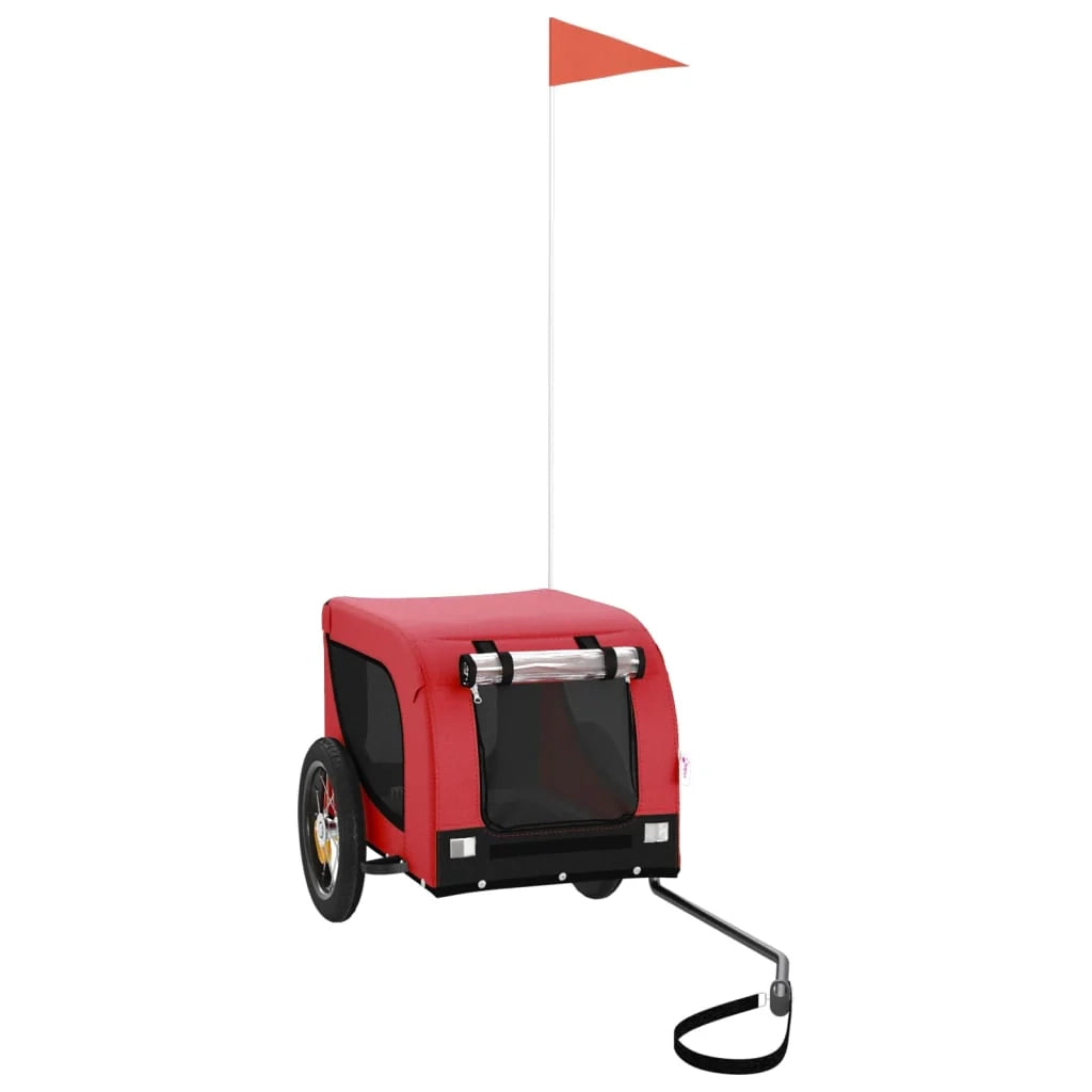 Rimorchio/carrello per animali domestici rosso 02_0044370