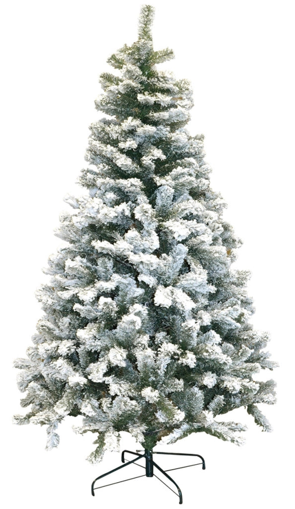 Albero di Natale Artificiale Innevato 150 cm 270 Rami Morel Pino Verde