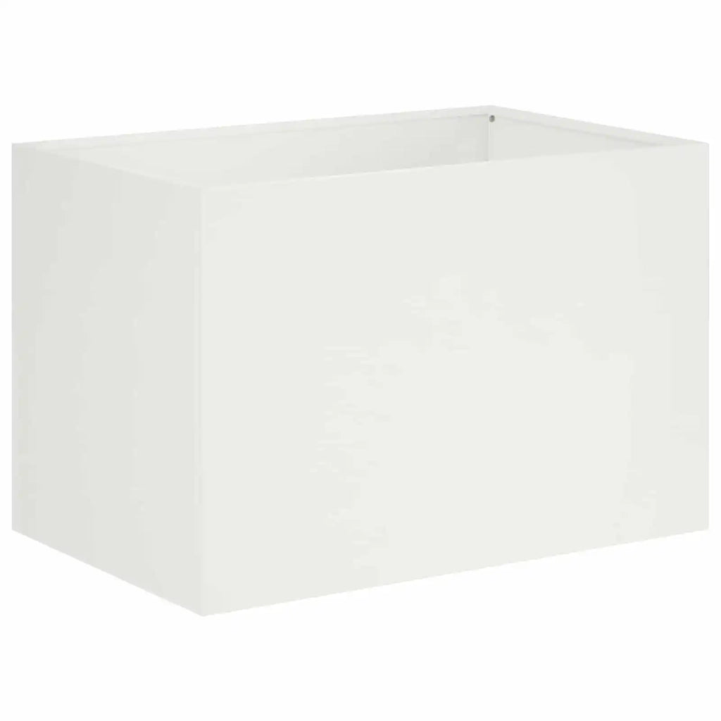 Vaso da giardino Bianco 60 x 40 x 40 cm 8005682