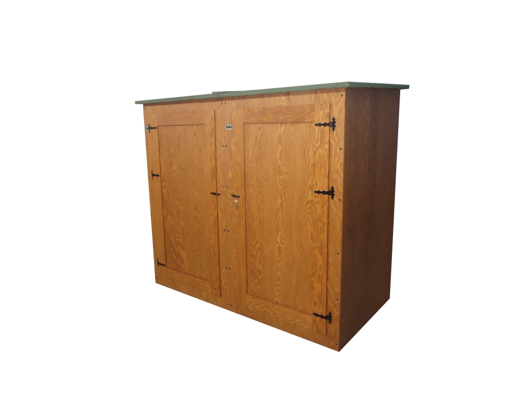 ARMADIO CASETTA IN LEGNO PORTA ATTREZZI DA GIARDINO MODELLO BONIFATO L.172 x P.72 x H.185 100% MADE IN ITALY SPEDIZIONE SU PEDANA
