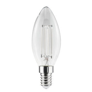 LAMPADINA LED OLIVA WHITE STICK  4,5W E14 470LM 4000K- 10,0 pz
