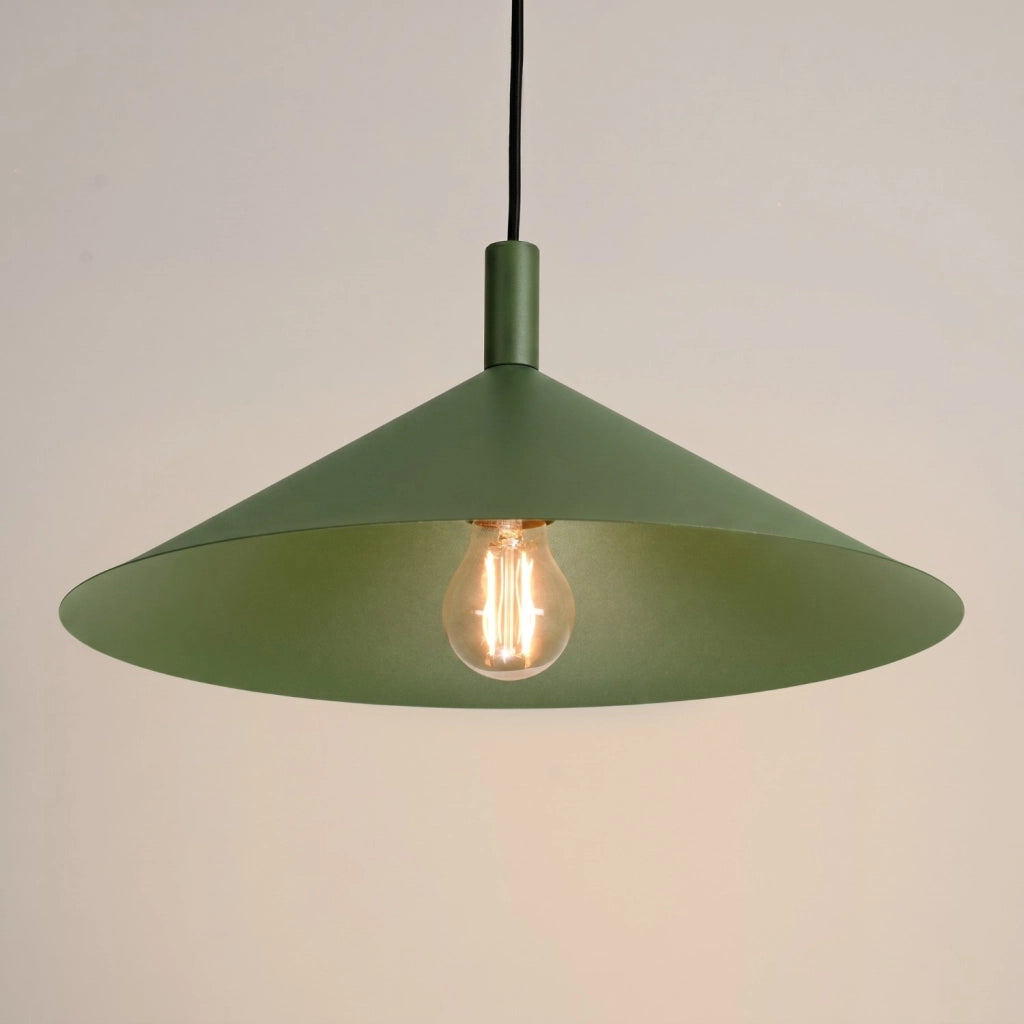 Lampada a sospensione NOX 40 verde oliva