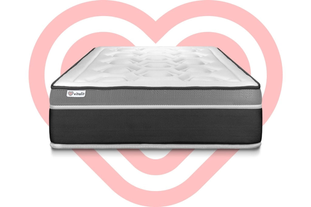 Materasso 100x200 cm a molle insacchettate e memory foam - Vital Care