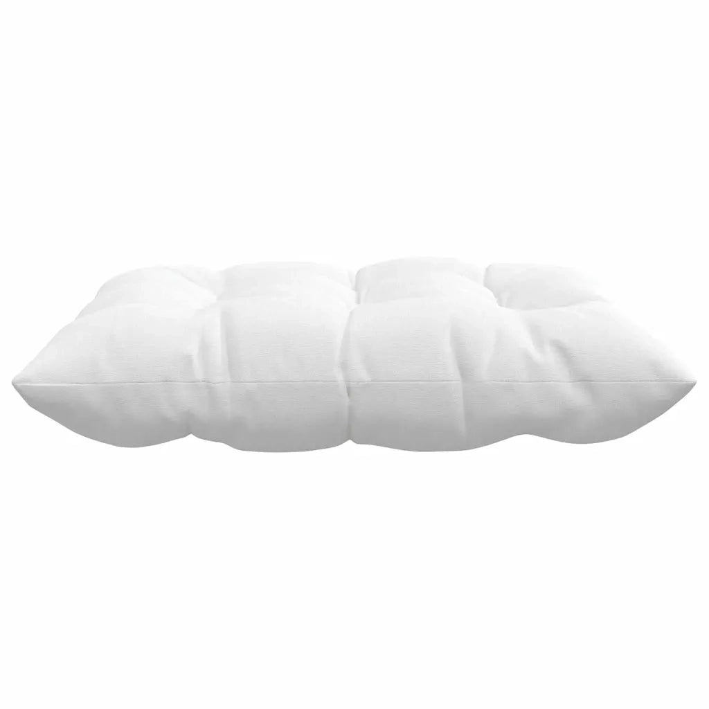 Cuscini per Seduta 4 pcs Bianco 40 x 40 x 6 cm Tessuto 42015157