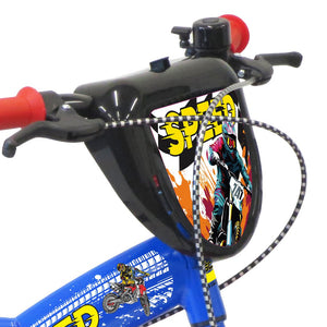 SCH SPEED 14", bicicletta per bambini, adatta a bambini tra i 4 e i 6 anni, per altezza tra 100 e 120 cm, con campanello