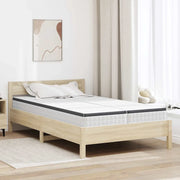 vidaXL Materasso 2 pcs Bianco e Grigio 60 x 200 cm Molla Bonell