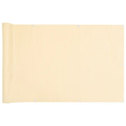 Schermo da balcone | Paravento da Balcone Crema 600x120 cm in PVC