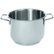 Set di 6 Pentole 2 Manici Chic Ø 18x14 Acciaio 18/10
