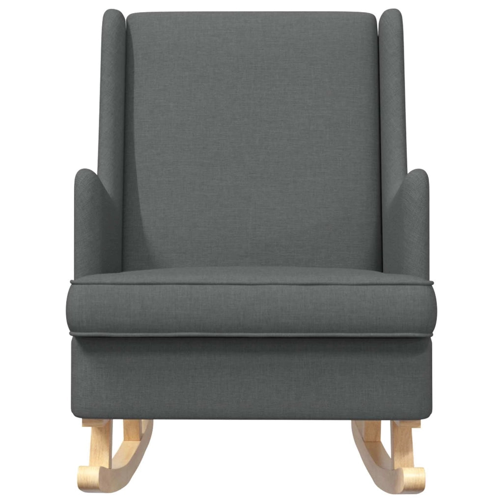 Sedia a dondolo Grigio scuro 62 x 80 x 85 cm Tessuto 42029963