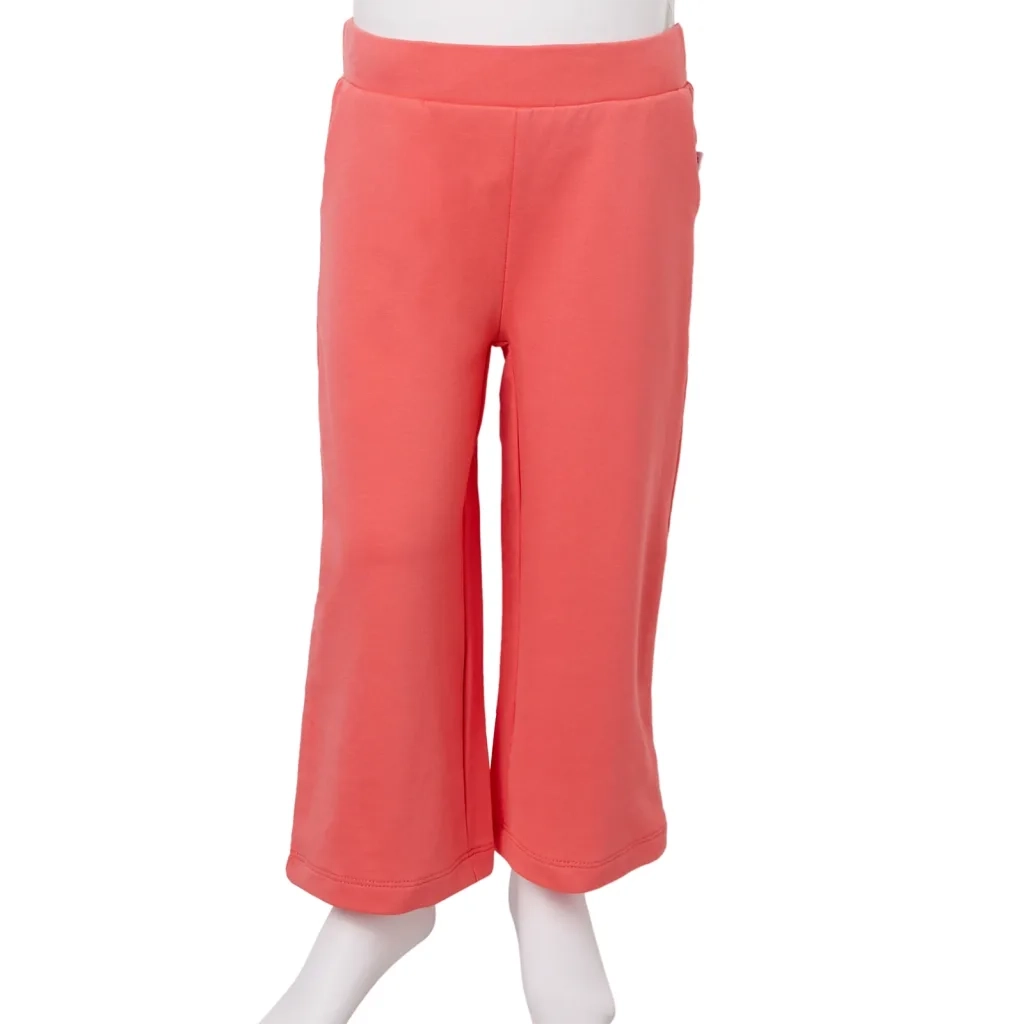 Pantaloni per Bambini a Gamba Larga Corallo 116 CFW5361436