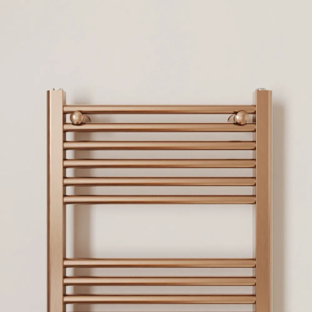 Termoarredo idraulico 1200x450 oro rosa interasse 400 | Polaris