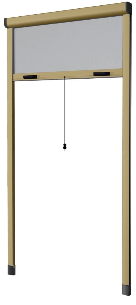 Zanzariera avvolgibile verticale 100x170 bronzo con frizione