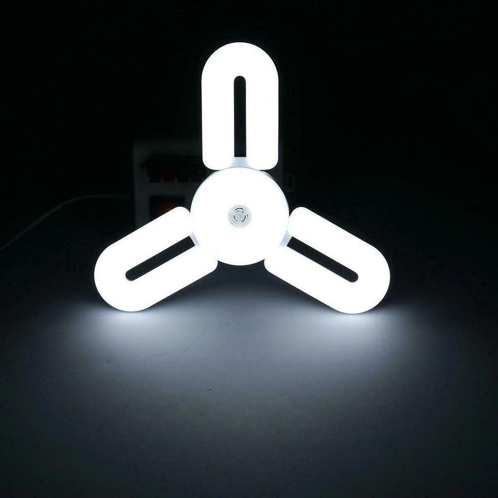 Trade Shop - Lampada Lampadario Deformabile Lampadina Led 35w 6500k 3 Vie Bianca E27 Ccl-3+1 -