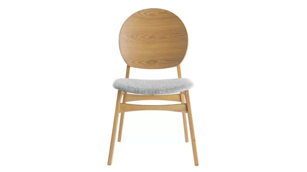 Set tavolo moderno legno e vetro con 6 sedie imbottite - Mobili 2G