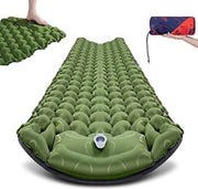 Airbed con Pompa Integrata - Airbed Autoinflabile - Matrimoniale Autoinflante - Airbed Singolo -‎ 8CM-Verde Grigio