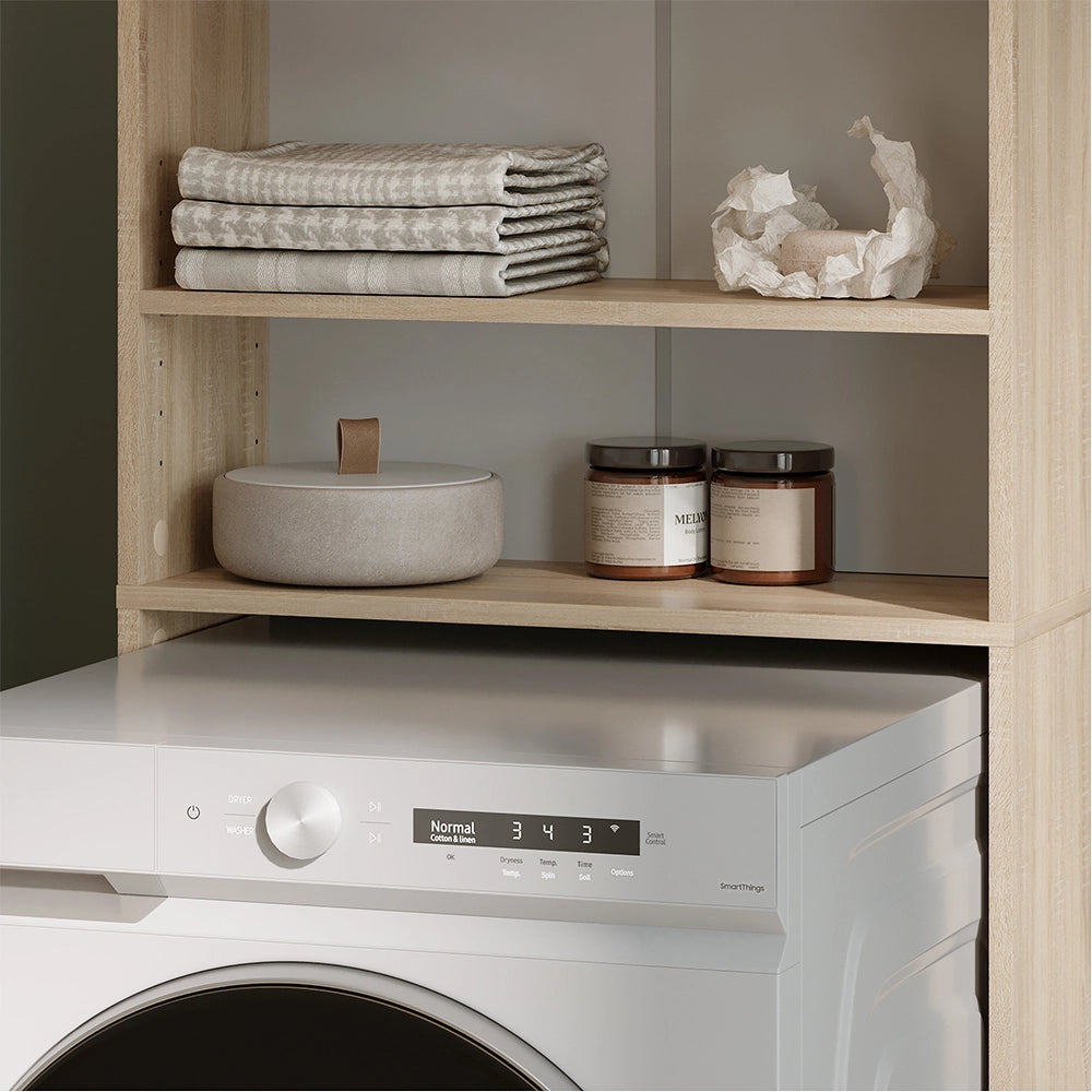 Vicco Mobile lavatrice Bianco/Sonoma 64 x 190 cm