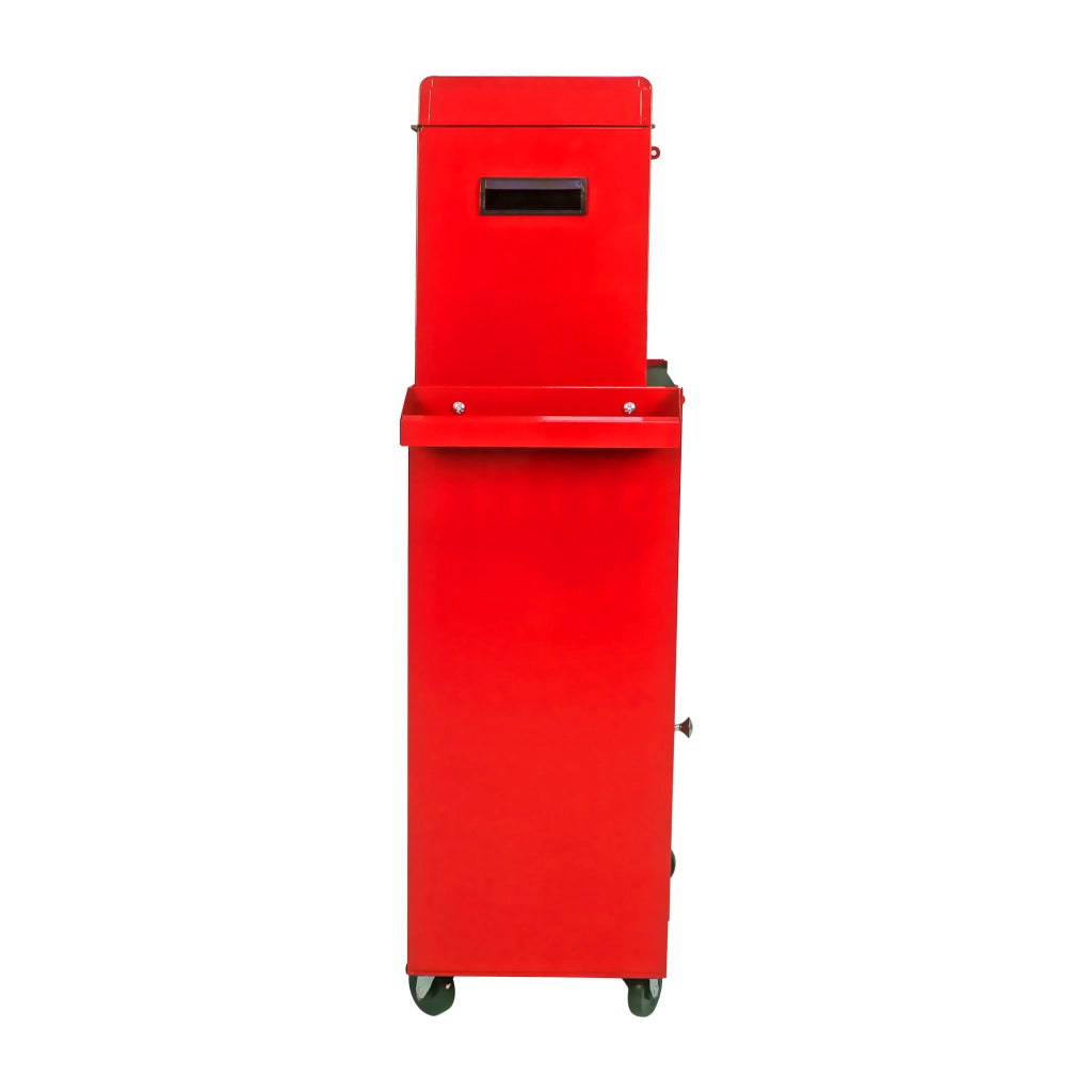 CARRELLO PORTAATTREZZI 5 cassetti 56.5x32.5x68 cm acciaio rosso