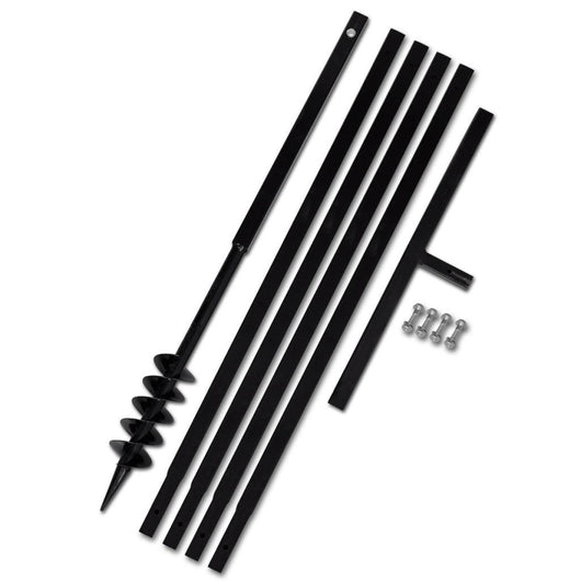 Vanga e trivella manuale da 80 mm con punta da trapano prolunga attrezzi garage officina fai da te 3402071