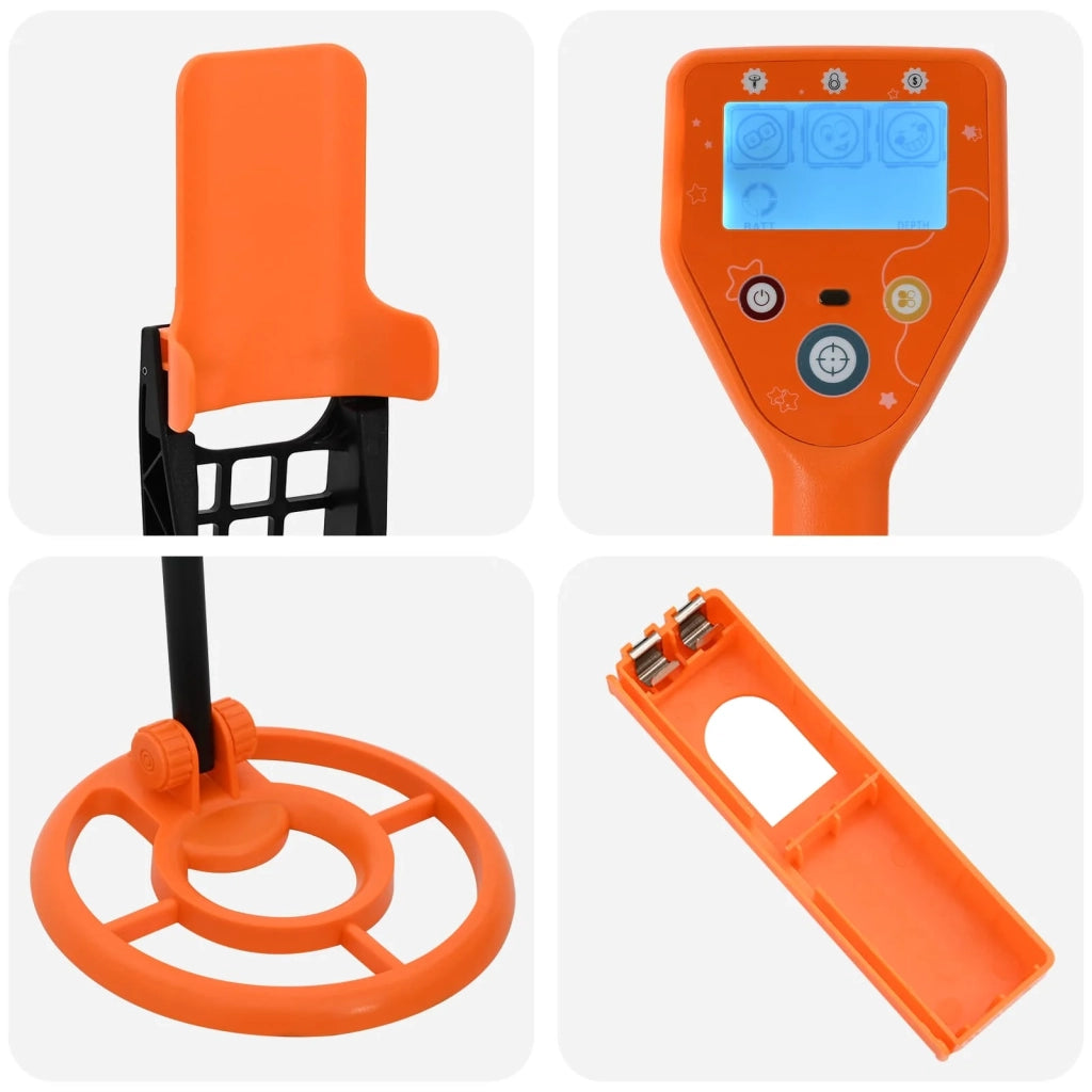Metal Detector con Display LCD 2 Modelli 19 cm Bobina Giallo CFW8252237