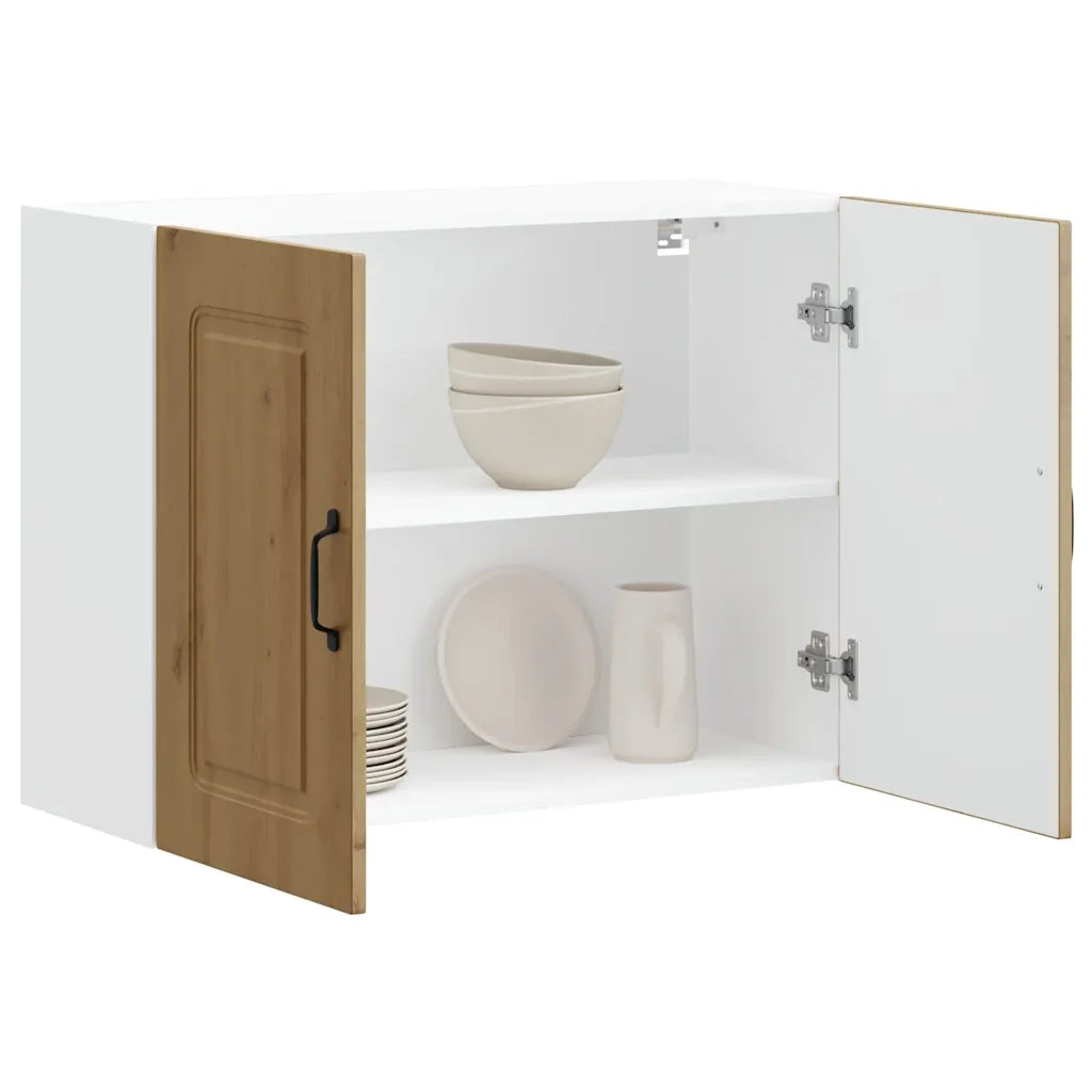 Pensile da Cucina Kalmar Rovere Artigianale Legno Multistrato 853596