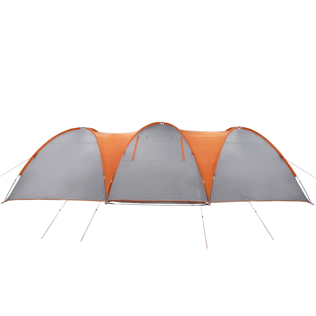 Tenda da Campeggio a Cupola 8 Persone Grigio e Arancione 4009430