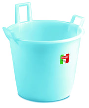 Stefanplast MASTELLOTTO A 3 MANICI AZZURRO lt. 80 - Ø cm. 60x42 h
