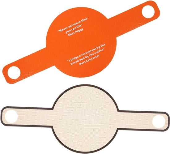 2 Pezzi di Piastra perforata - Piastra in silicone per pane, macarons e utensili da forno