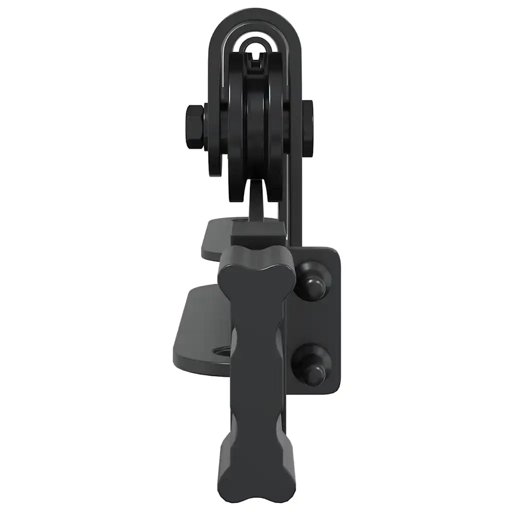 vidaXL Kit Anta Scorrevole per Armadio 122 cm in Acciaio al Carbonio