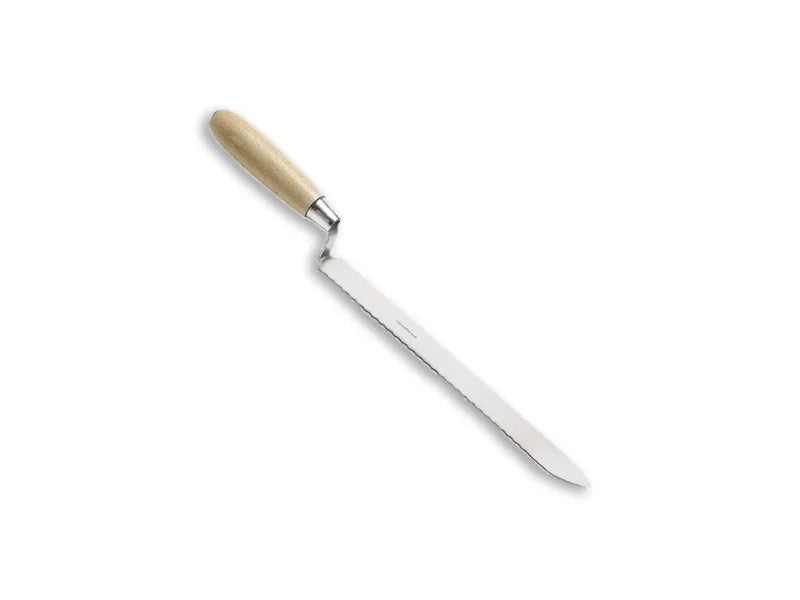 Art.266 Coltello disopercolatore Casagrande inox seghettato 28 cm 0,4 kg