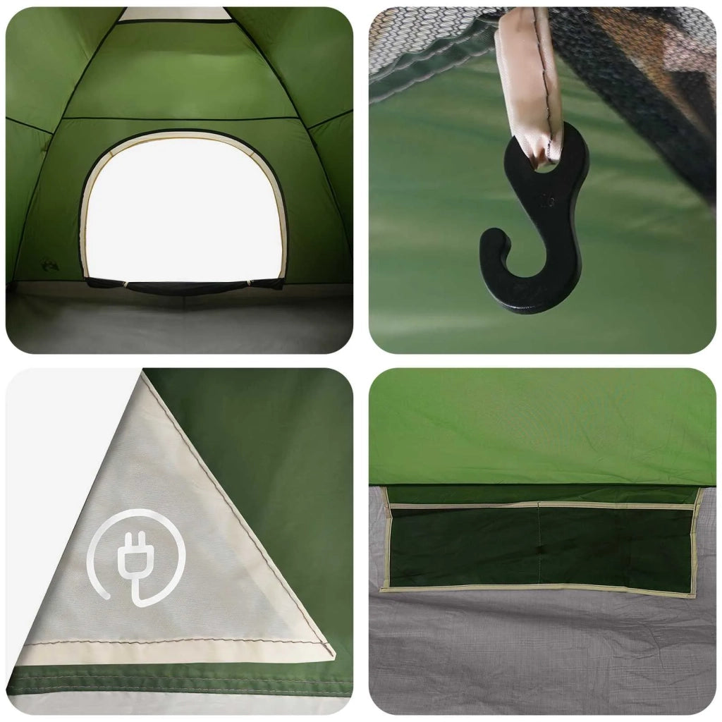 Tenda da campeggio con tetto Verde 335 x 275 x 180 cm 42028637