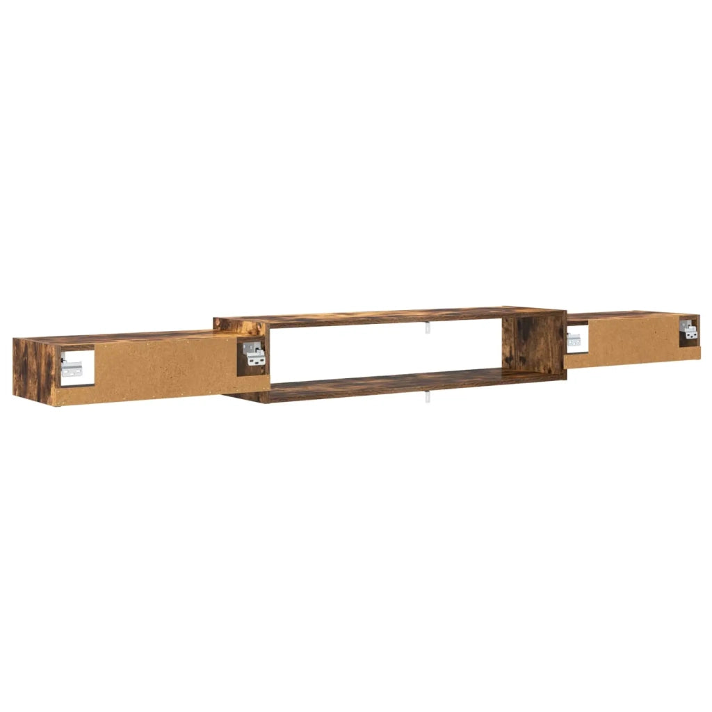 Mobile TV da Parete A parete Rovere Fumo 220 x 28 x 21 cm