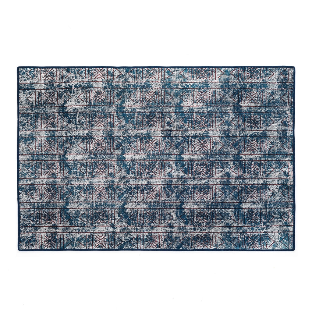 Tappeto in cotone 100% multicolore cm. L.120 x P.180 x H.0,2