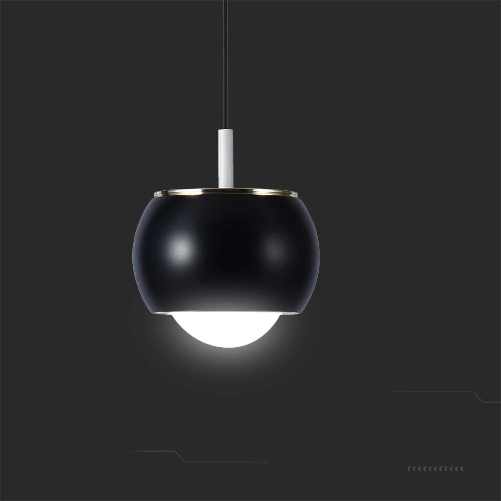 Lampada a sospensione LED 9W 3000K nera V-TAC VT-7830