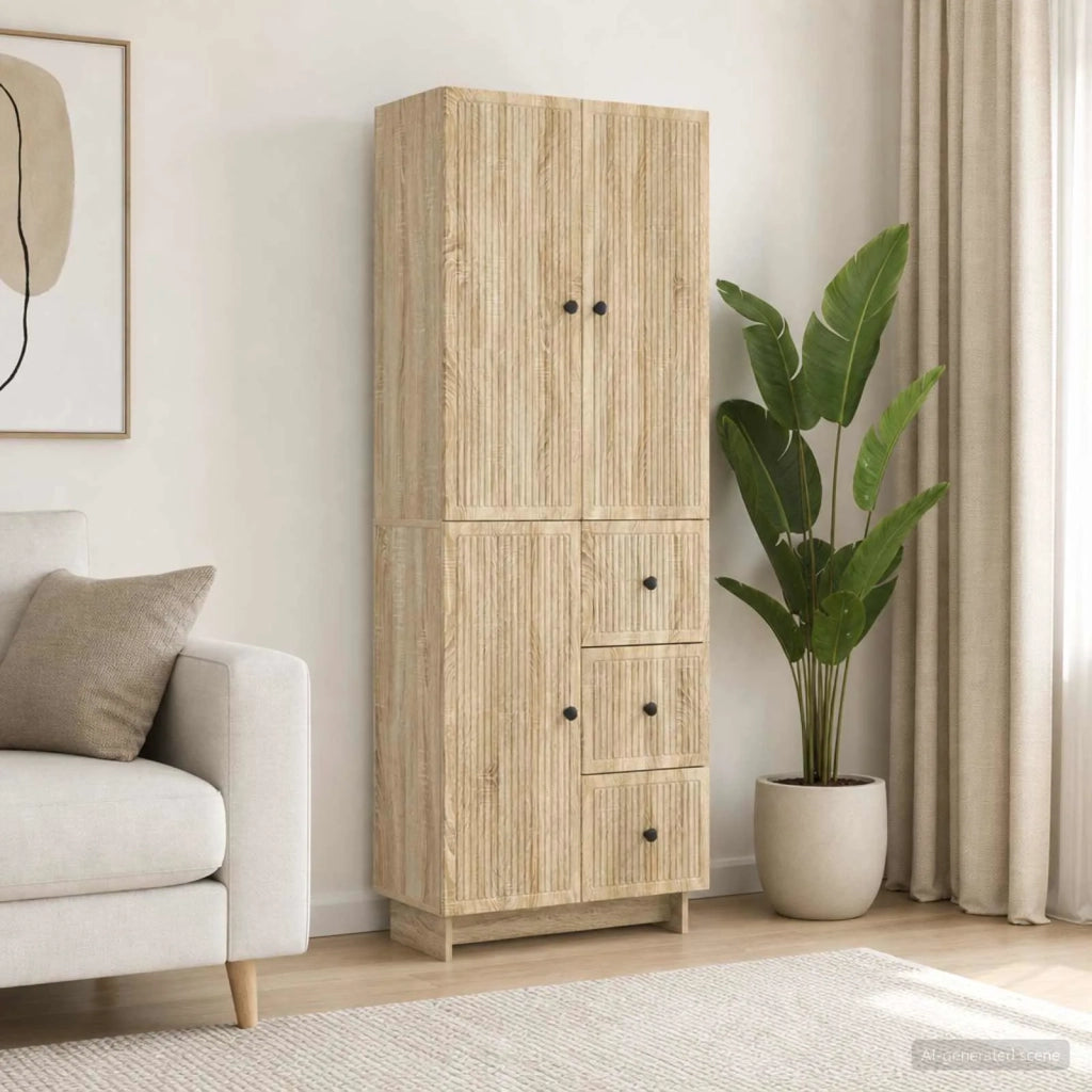 Set di armadi 2 pcs 66 x 34,5 x 90 cm Legno ingegnerizzato 3416396