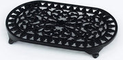 Ovale sostegno in ghisa - Tradizionale nero - 345x205x3 cm