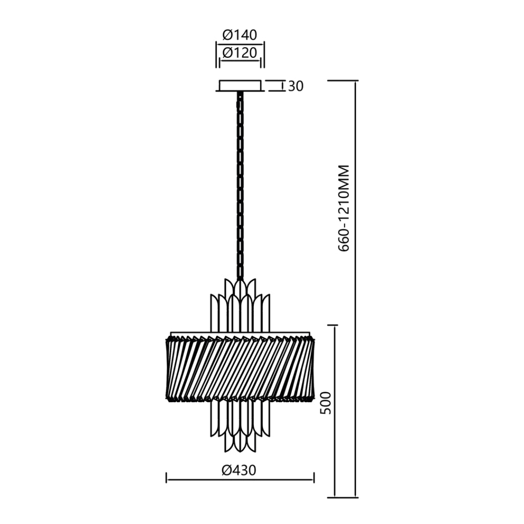 Lampadario cristallo oro glamour Margot 6xE14 40W Milagro