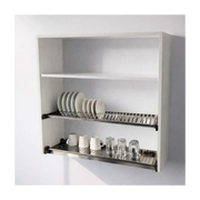 Calandrelli Pensile Scolapiatti H 90 L 80 P 33 cm Larice Bianco
