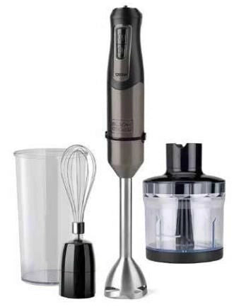 Black & Decker BXHBA1200E Frullatore ad immersione 1200 W Nero, Trasparente