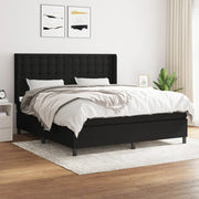 Giroletto a Molle con Materasso Nero 180x200 cm in Tessutocod mxl 74629