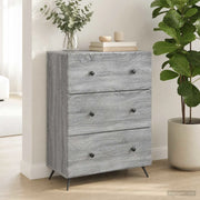 Mobile con Cassetti Grigio Sonoma 66 x 34,5 x 90 cm 895531