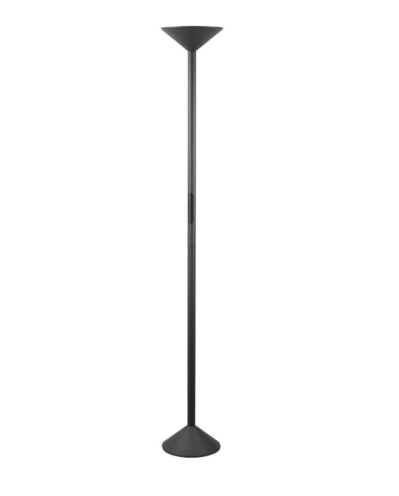 Lampada da terra Tratto LED 50W 4000lm CCT Antracite - Struttura in metallo e metacrilato, Dimmerabile al tocco, IP20, 175.5cm - Tratto Design