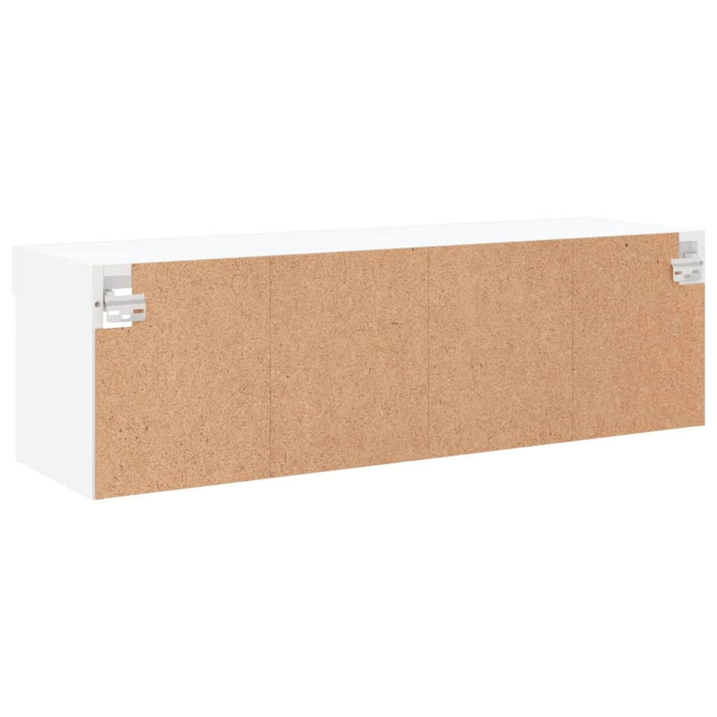 Mobile TV multimediale scaffale TV credenza mobile TV sala da pranzo soggiorno camera da letto con luci LED 100 x 30 x 30 cm bianco 02_0026505