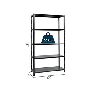 Kit scaffale 5 piani Ettore