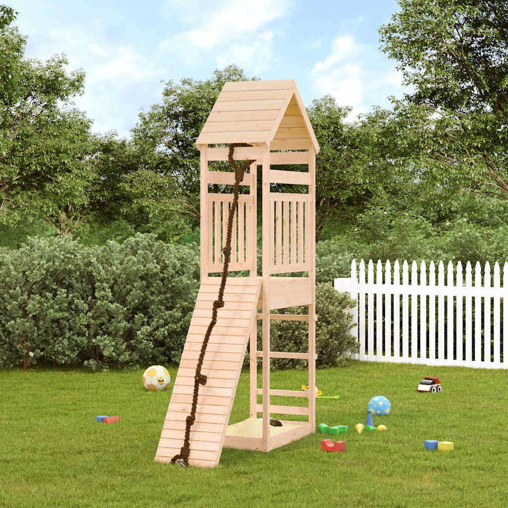 Casetta con Arrampicata in Legno Massello di Pinocod mxl 102445
