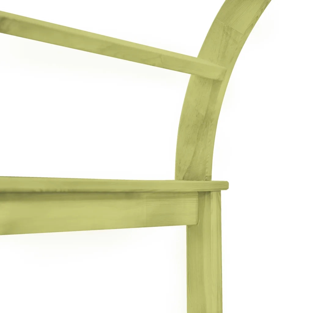 Arco a Traliccio 125x150x235cm in Legno di Pino Impregnato 49030