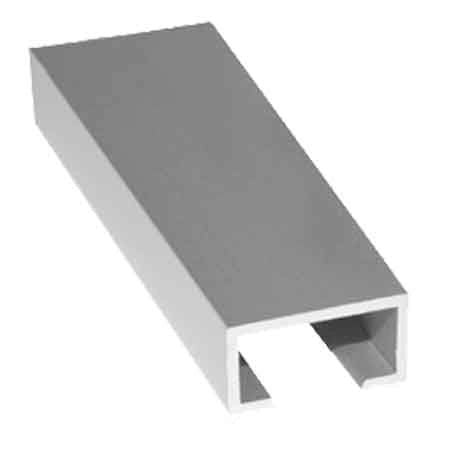 LISTELLO PER RIVESTIMENTI 'PIATTO' H. 10x8 mm - lucido - 2,50 mt - 2,5 metrilineari